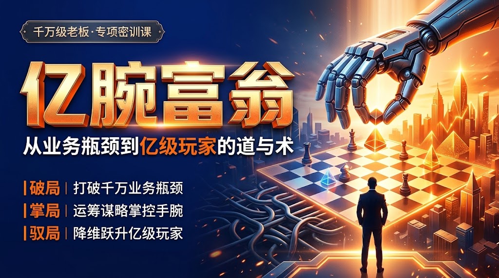 亿腕富翁：从业务瓶颈到亿级玩家的道与术